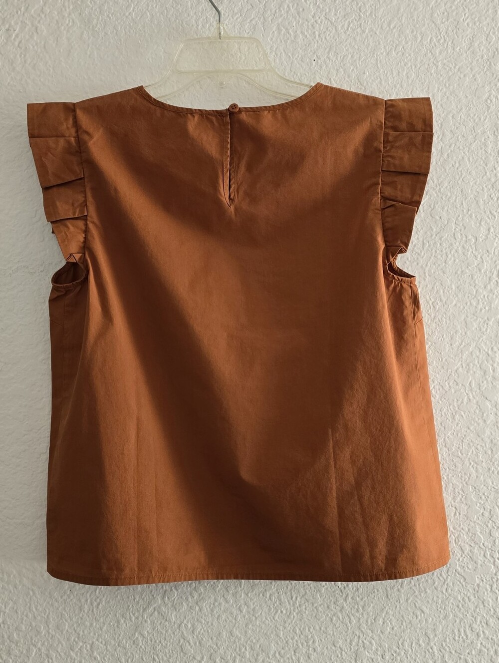 Mare Mare × Anthropologie Cotton Top Size Small Rust Brown - Picture 2 of 4